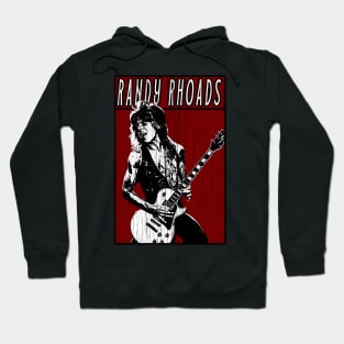 Retro Vintage Randy Rhoads Hoodie